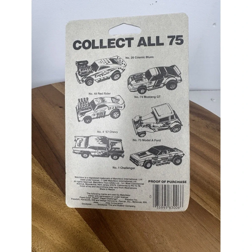 Vintage Matchbox‎ The Automotive Superstars MB5 Jeep Eagle 4x4 New In Box